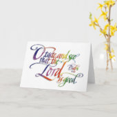 詩篇 カード (黄色い花)