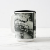 詩篇:彼に歌う聖書の詩 ツートーンマグカップ (正面左)