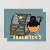 詩篇 – 白いランピングされたシャマ ポストカード (正面/裏面)