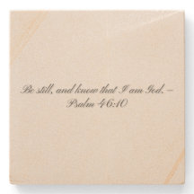 詩篇 46:10 コースター ギフト プレゼント