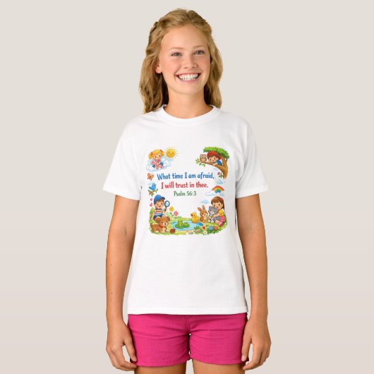 詩篇 56:3 Tシャツ (正面フル)