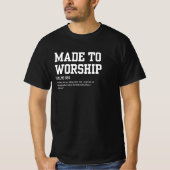 詩篇 95:1 メンズTシャツ Tシャツ (正面)