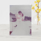 詩結婚付き記念日カード カード (黄色い花)