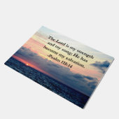 詩編かわいらし118 14日の出海 ドアマット (アングル)