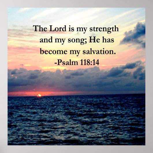 詩編かわいらし118 14日の出海 ポスター (正面)