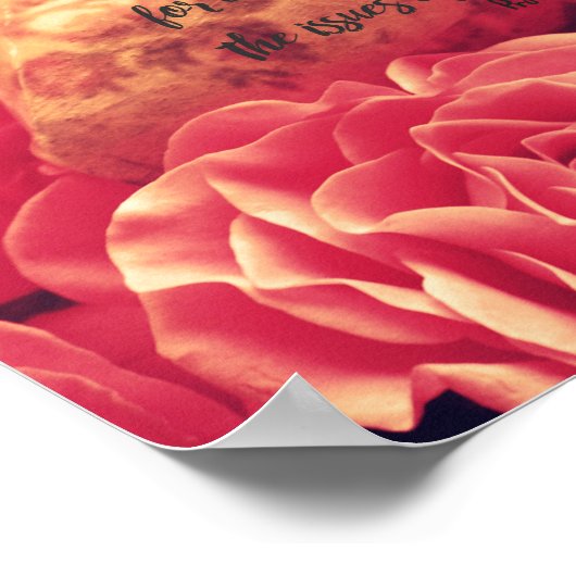 詩編ハート聖句 ポスター (角)