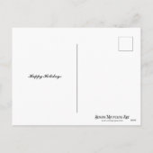 詩編バイブル聖句冬トワイライトスカイウッドランズ シーズンポストカード (裏面)