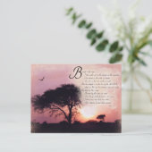 詩編勇気付けられる感動的聖句 ポストカード (スタンド正面)