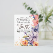 詩編感動的集からのメッセージ ポストカード (スタンド正面)