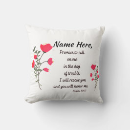 詩編聖なる書物、 経典コットン装飾用クッション クッション