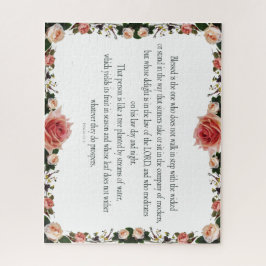 詩編1聖なる書物、 経典義人のアートパス ジグソーパズル