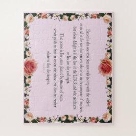 詩編1聖なる書物、 経典義人のアートパス ジグソーパズル