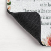 詩編1聖なる書物、 経典義人のアートパス マウスパッド (コーナー)