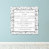 詩編100 キャンバスプリント (インサイチュ (ウッドフロア))