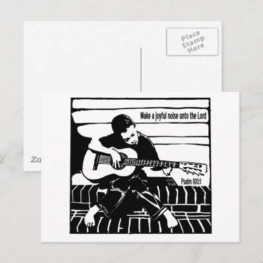 詩編100:1 ポストカード (正面/裏面)