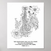 詩編100:1-2 ポスター (正面)