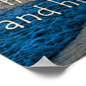 詩編100:5サンセット画像 ポスター (角)