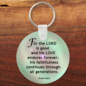 詩編100:5 キーホルダー (正面)