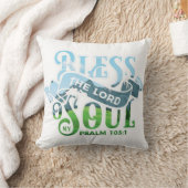 詩編103クリスチャンデザイン クッション (ブランケット)