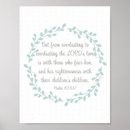 詩編103ポスター ポスター