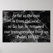 詩編103:12 ポスター (正面)