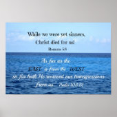 詩編103:12 ポスター (正面)