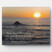 詩編103:1 フォトプラーク (正面)