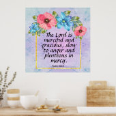 詩編103:8 ポスター (キッチン)