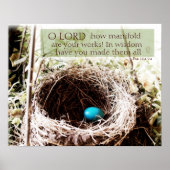 詩編104:24 ポスター (正面)