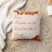 詩編107:1 クッション (ブランケット)