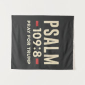 詩編109:8祈トランプ宗教就任式 タペストリー (正面(横))