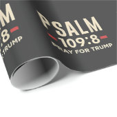 詩編109:8祈トランプ宗教就任式 ラッピングペーパー (ロールコーナー)
