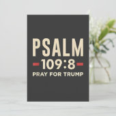 詩編109:8祈トランプ宗教就任式 案内状 (スタンド正面)