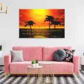 詩編113:3 キャンバスプリント (インサイチュ (リビング))