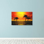 詩編113:3 キャンバスプリント (インサイチュ (ウッドフロア))