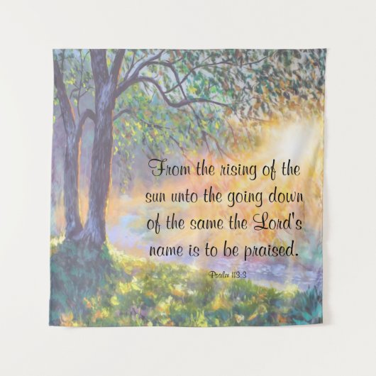 詩編113:3 タペストリー (正面)