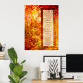 詩編116ポスター ポスター (ホームオフィス)