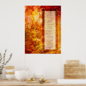 詩編116ポスター ポスター (キッチン)