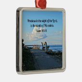 詩編116:15 メタルオーナメント (右)