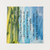 詩編116:1-2 タペストリー (正面(横))