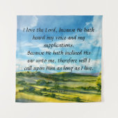 詩編116:1-2 タペストリー (正面)