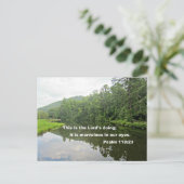 詩編118:23 ポストカード (スタンド正面)