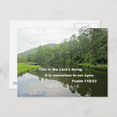 詩編118:23 ポストカード (正面/裏面)