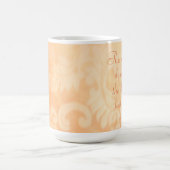 詩編118:24こちらはオレンジサンゴペイズリー コーヒーマグカップ (中央)