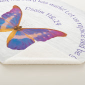 詩編118:24と水彩蝶 シェルパブランケット (3/4)