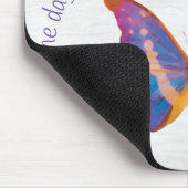 詩編118:24と水彩蝶 マウスパッド (コーナー)