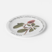 詩編118:24カナダウォーブラー ペーパープレート (アングル)