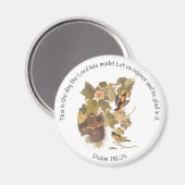 詩編118:24ボルチモア・オリオール家 マグネット (正面/裏面)