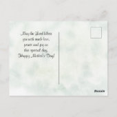 詩編118:24感動的フローラ母の日 ポストカード (裏面)