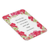 詩編118:24赤バラ磁石 マグネット (右側)